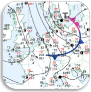 MeteoSchweiz - Isobarenkarte